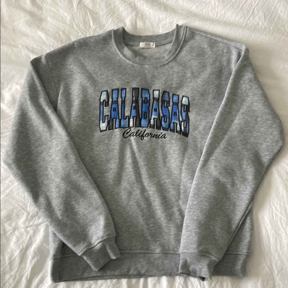 Ardene Gray Sweatshirt Casual Top